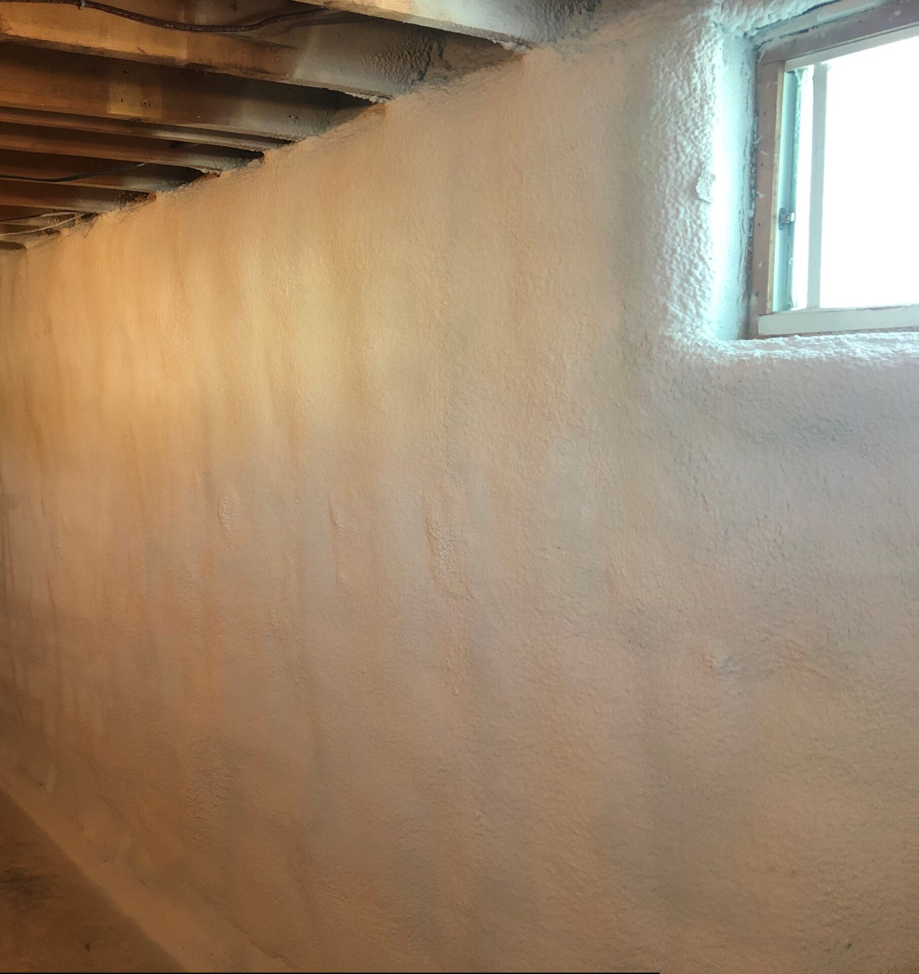 Residential - Spray Foam Basement Wall